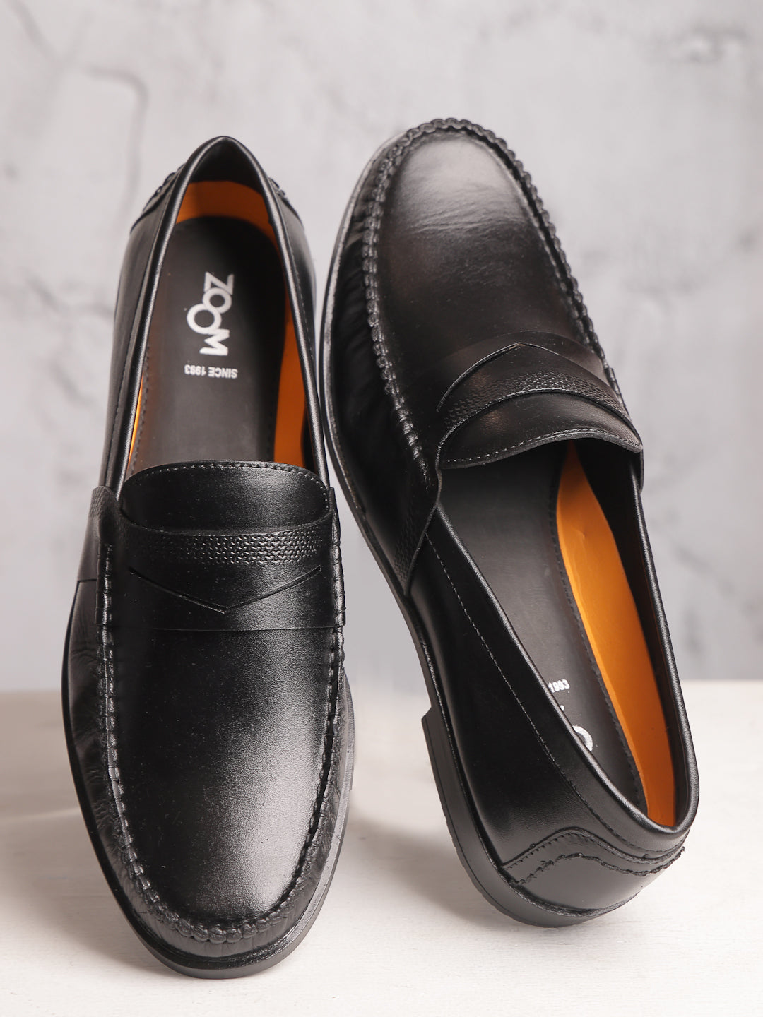 Men's Genuine Leather Casual Slip-On Shoes - 8241 - image 1