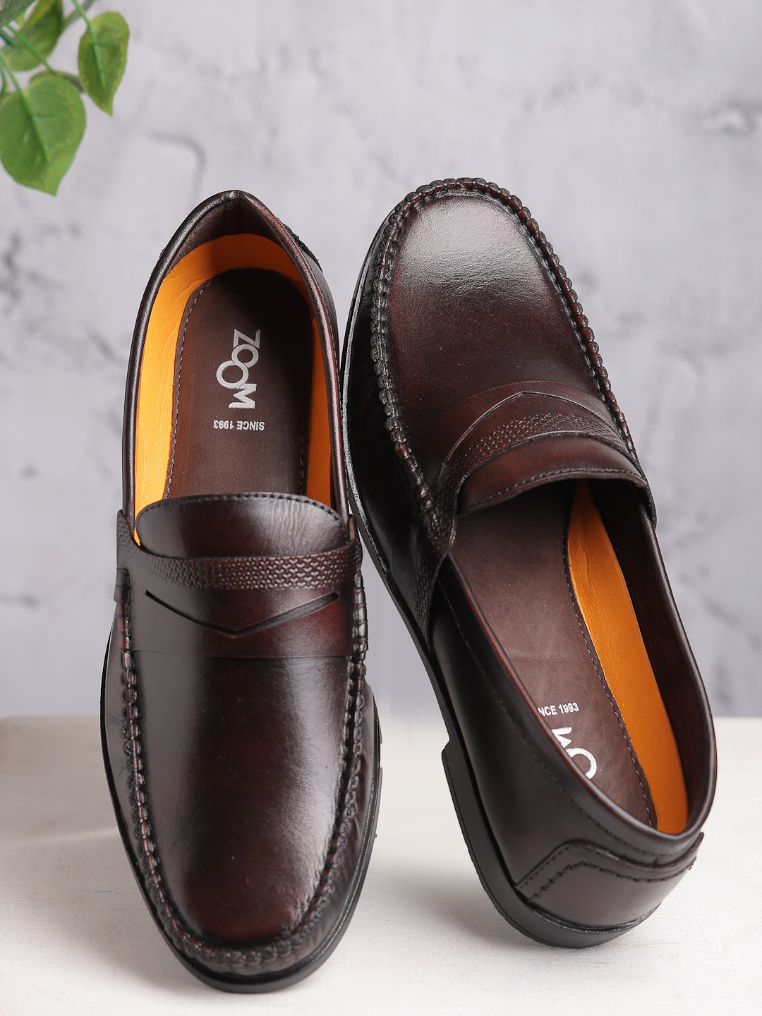 Men's Genuine Leather Casual Slip-On Shoes - 8241 - image 11