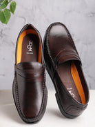 Men's Genuine Leather Casual Slip-On Shoes - 8241 - image 11
