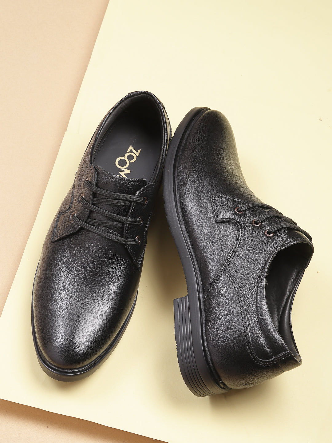 Men's Genuine Leather Derby Formal Shoes - B71 - image 1