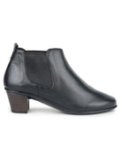 Women's Genuine Leather Ankle Boots - L-061 - image 6