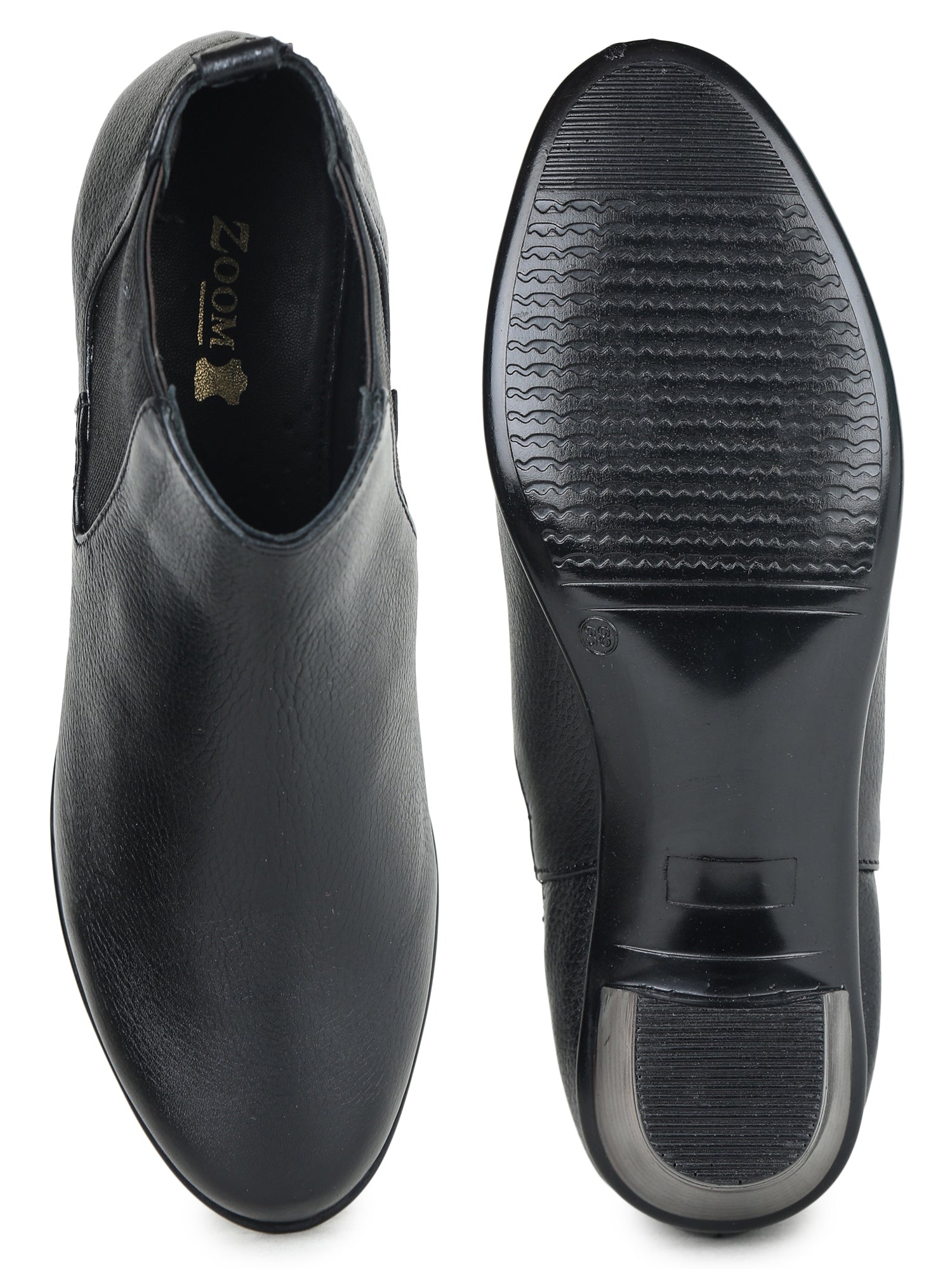 Women's Genuine Leather Ankle Boots - L-061 - image 11