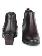 Women's Genuine Leather Ankle Boots - L-061 - image 20