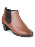 Women's Genuine Leather Ankle Boots - L-061 - image 26