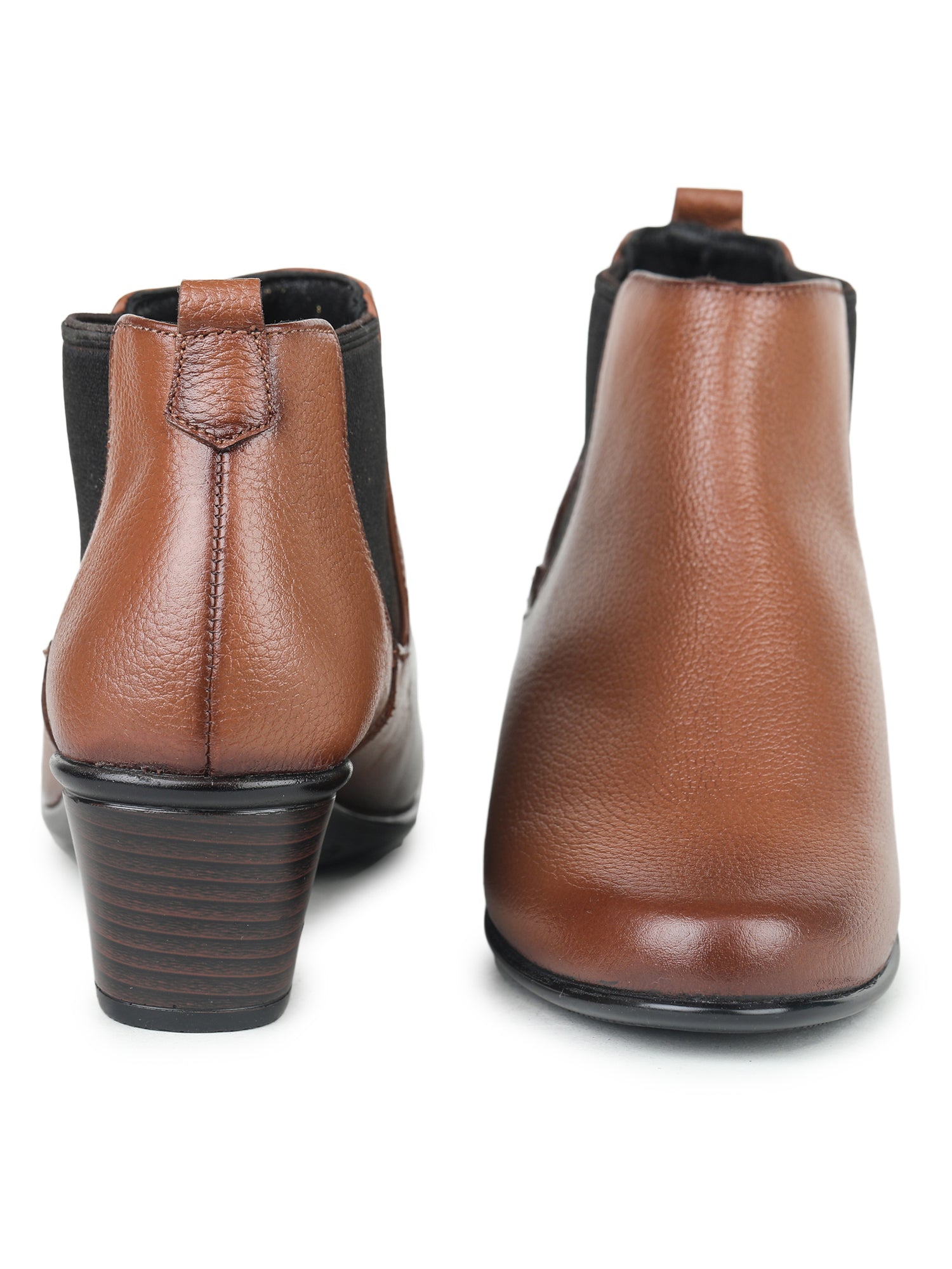 Women's Genuine Leather Ankle Boots - L-061 - image 31
