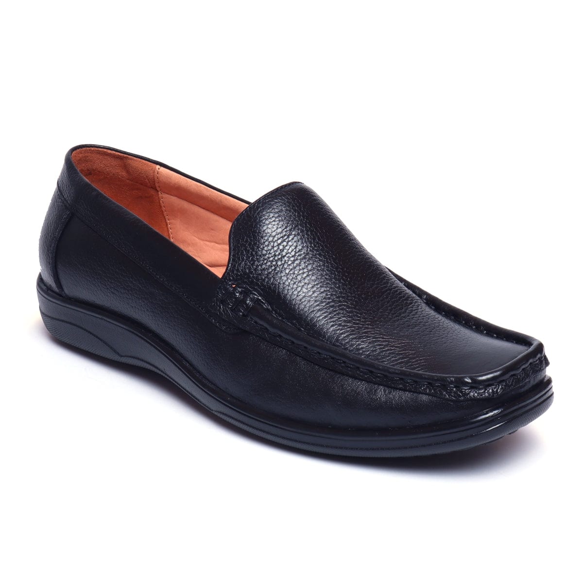 black Leather Formal Shoes