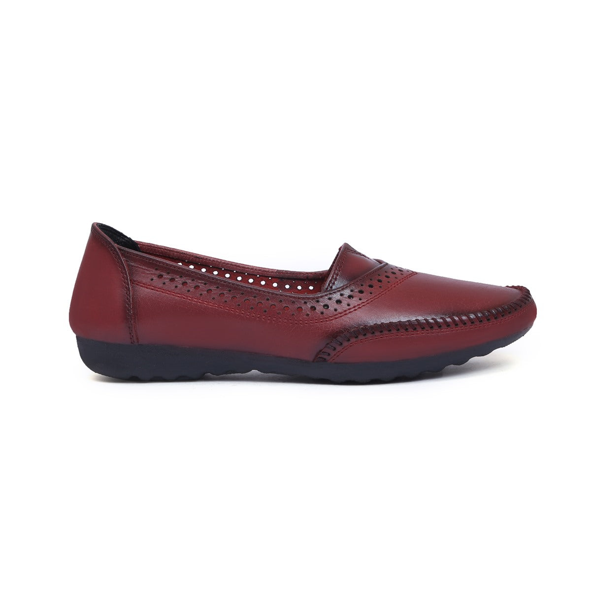 Leather Bellies for Women Cherry_1