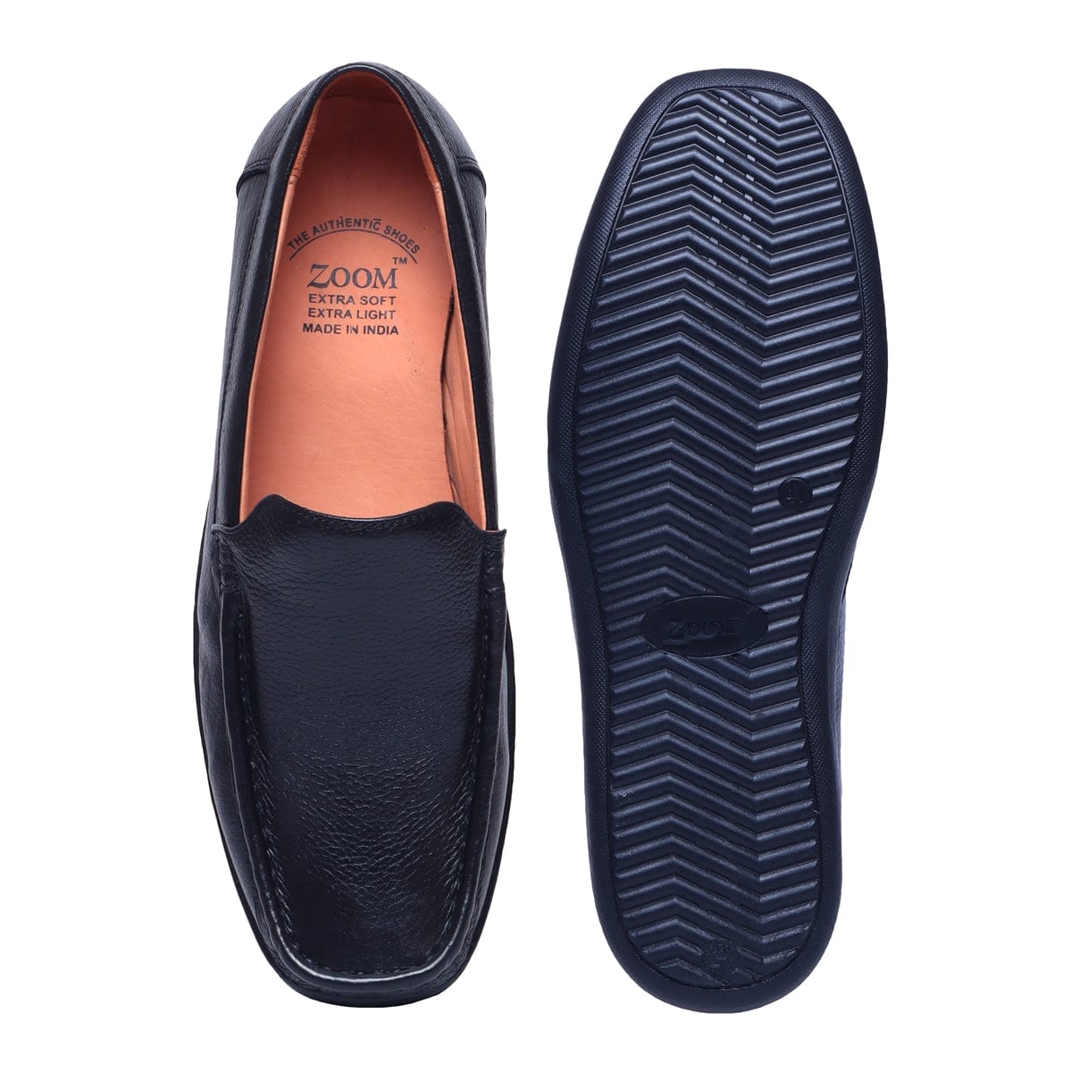 black Leather Formal Shoes D-121_2