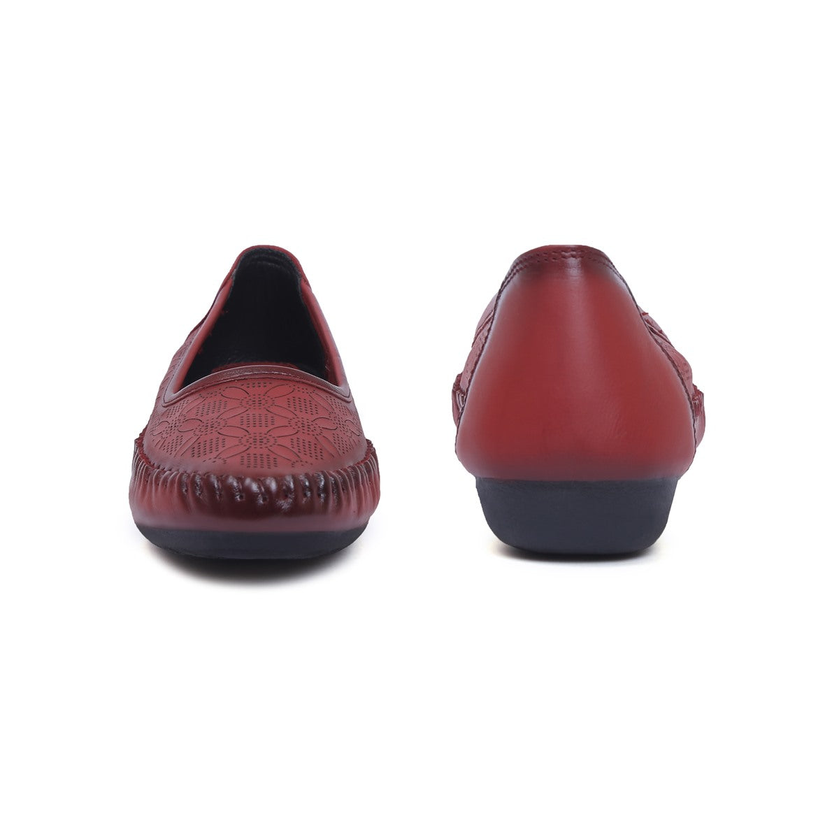 Casual Flat Belly Shoes Cherry_2