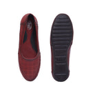 Casual Flat Belly Shoes Cherry_3