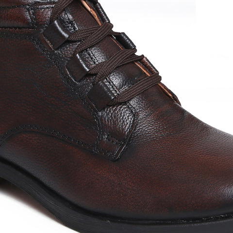 high ankle shoes Brown_4