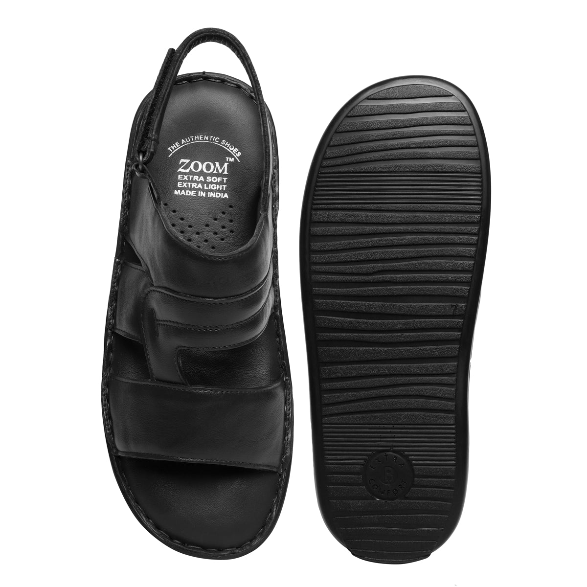 Buy Mens Open Toe Sandals 5891 Leather Sandals Zoom Shoes India
