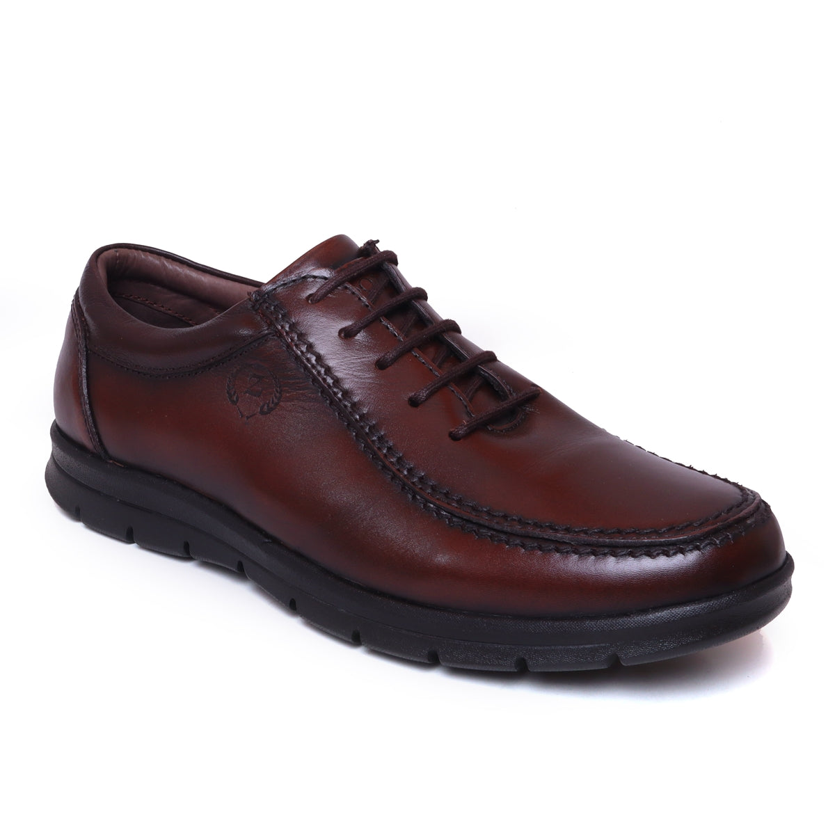 Brown Leather Shoes L-55