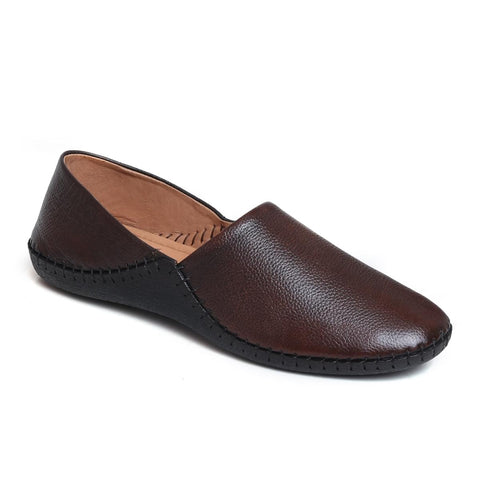 Flat leather loafers P-29