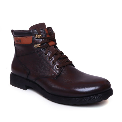 Leather High Ankle Boots for men