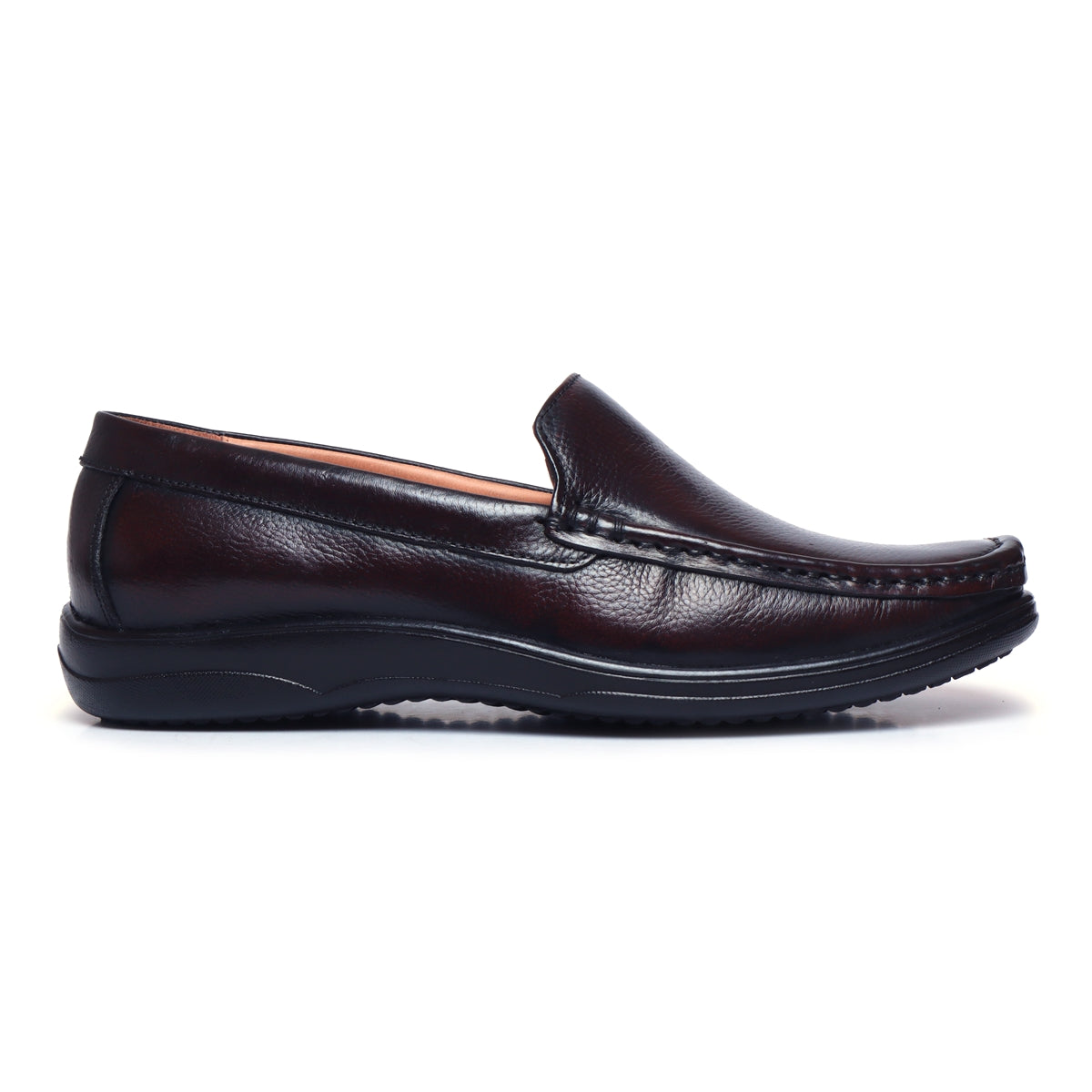 Leather Formal Shoes D-121_brown1