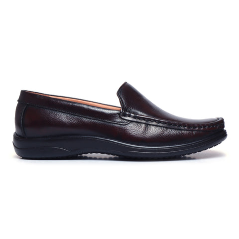 Leather Formal Shoes D-121_brown1