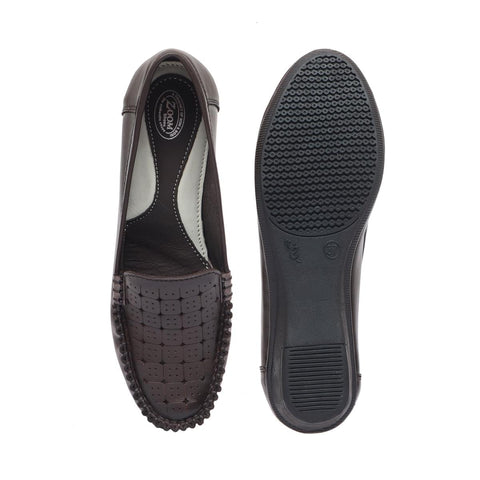 Slip on Shoes for Women Brown_2