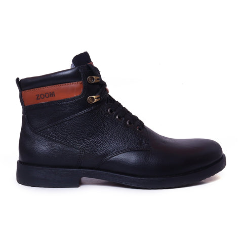 Leather High Ankle Boots for Men D – 3555