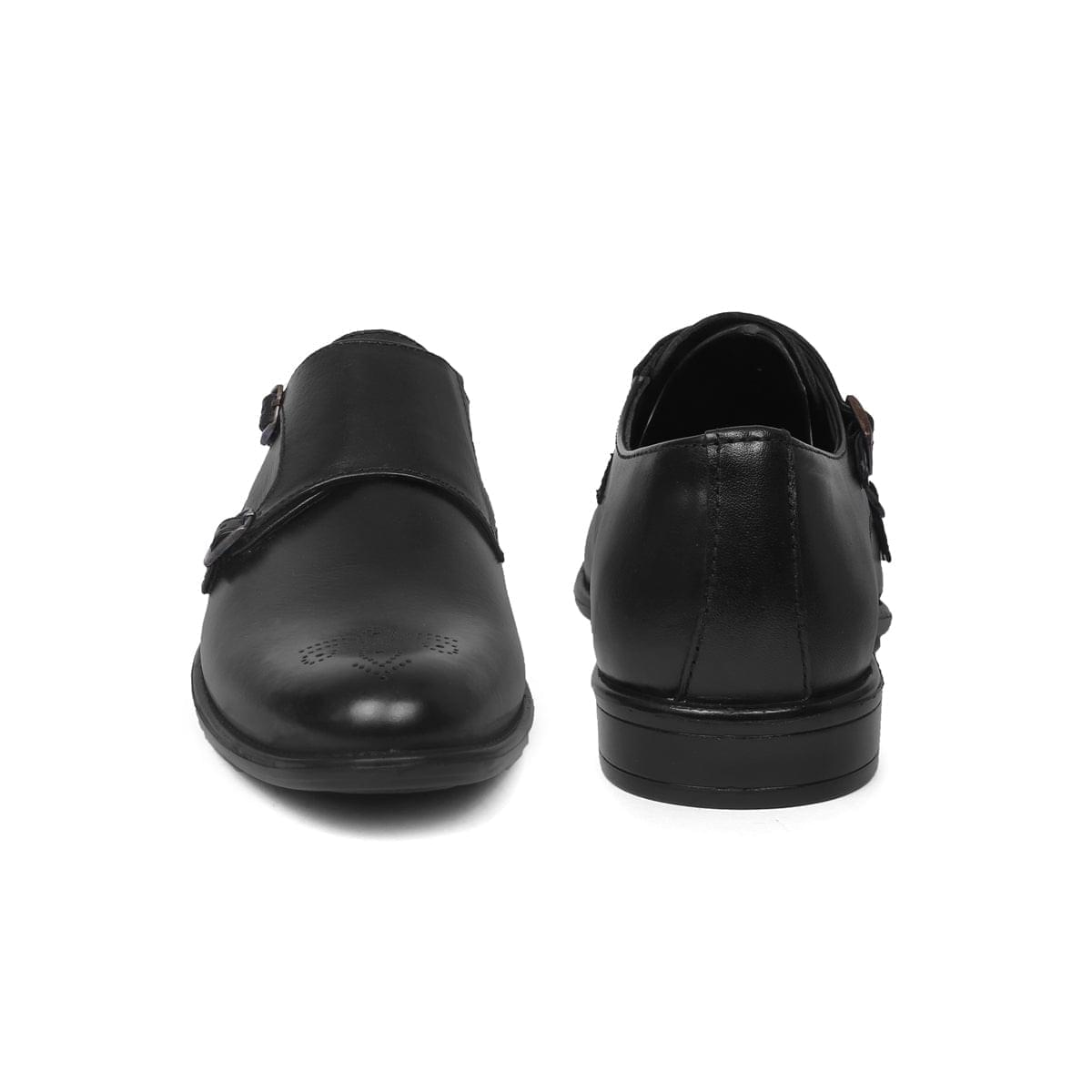 Monk strap Shoes for Men PG-82_black