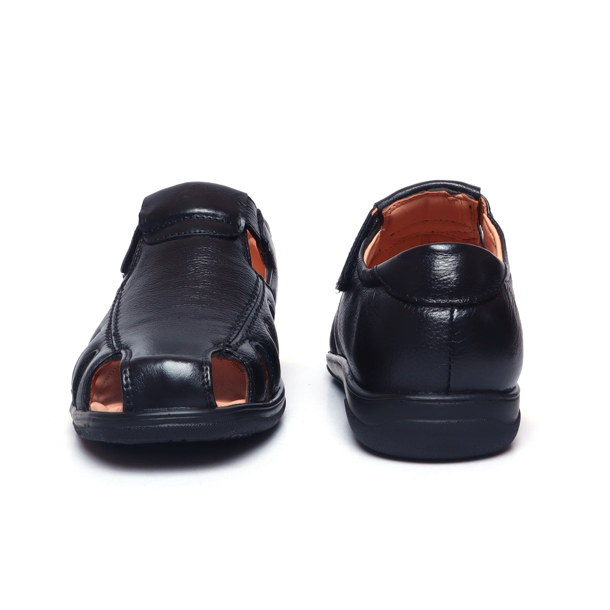 mens black leather sandals_ZS2