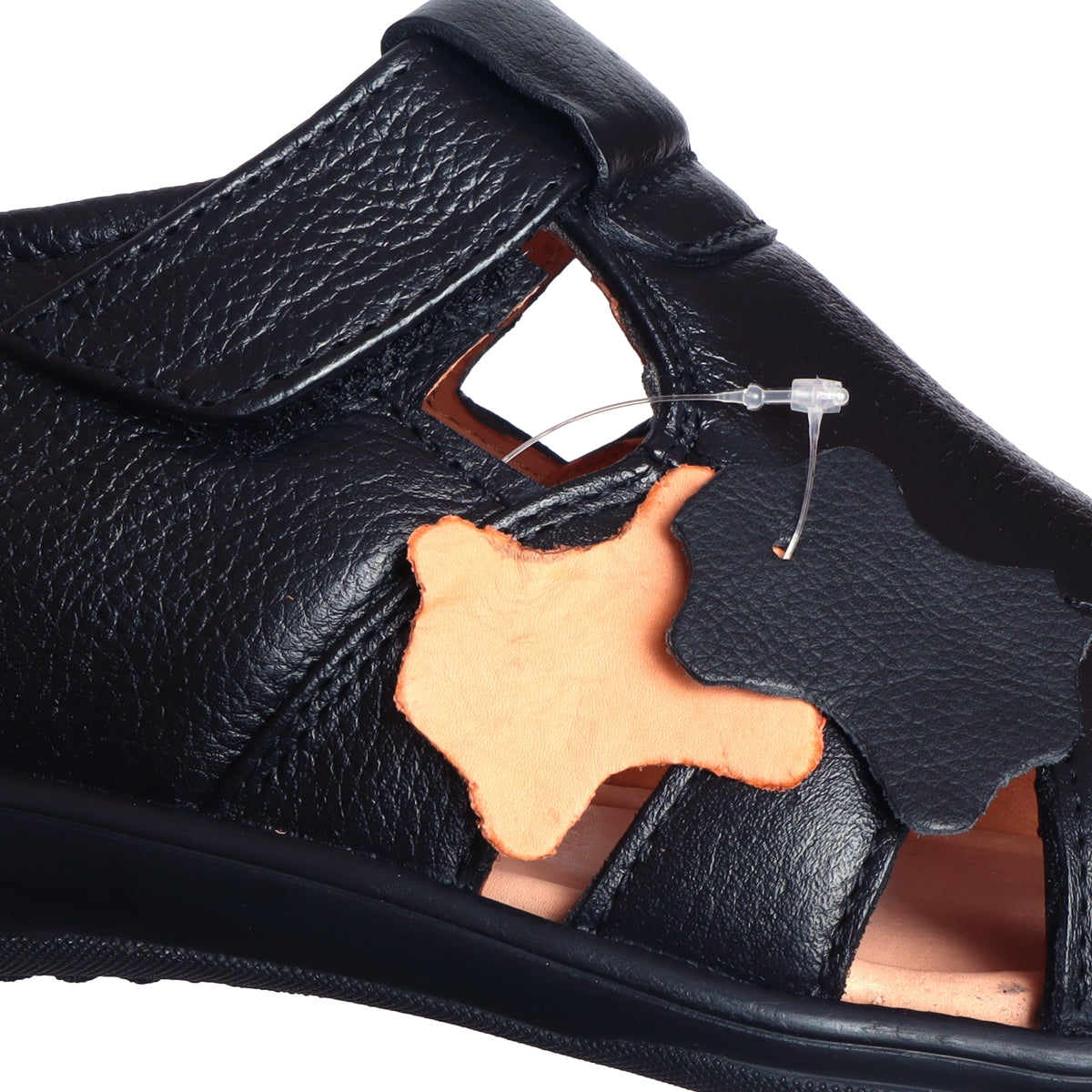 mens black leather sandals_ZS5