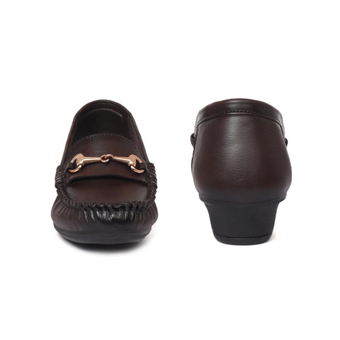 loafer formal shoes for women brown2