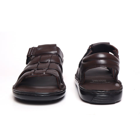 black leather sandals for men_ZS6