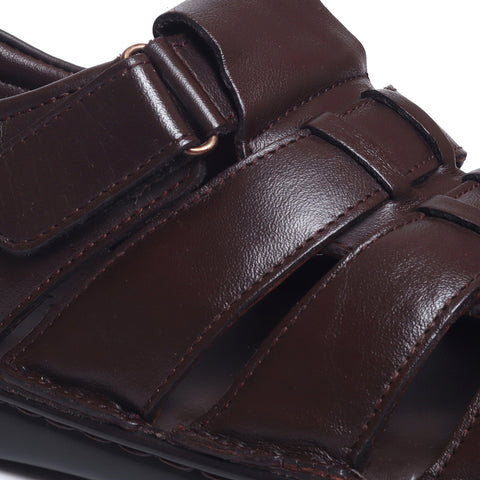 black leather sandals for men_ZS8