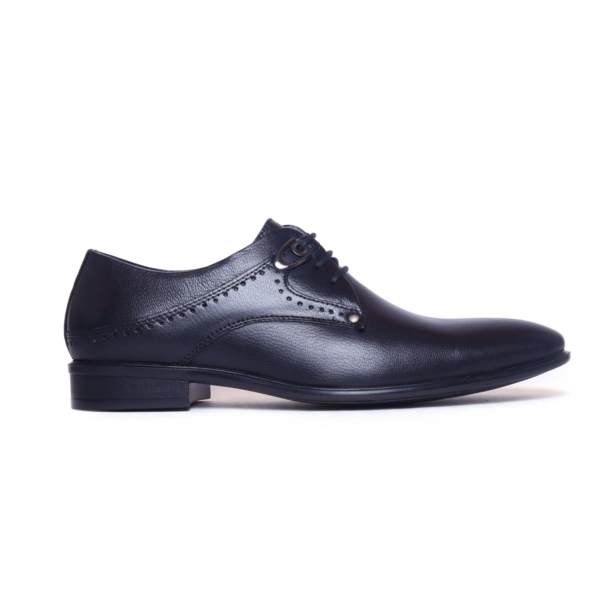 Mens Black Brogue Shoes_ZS7