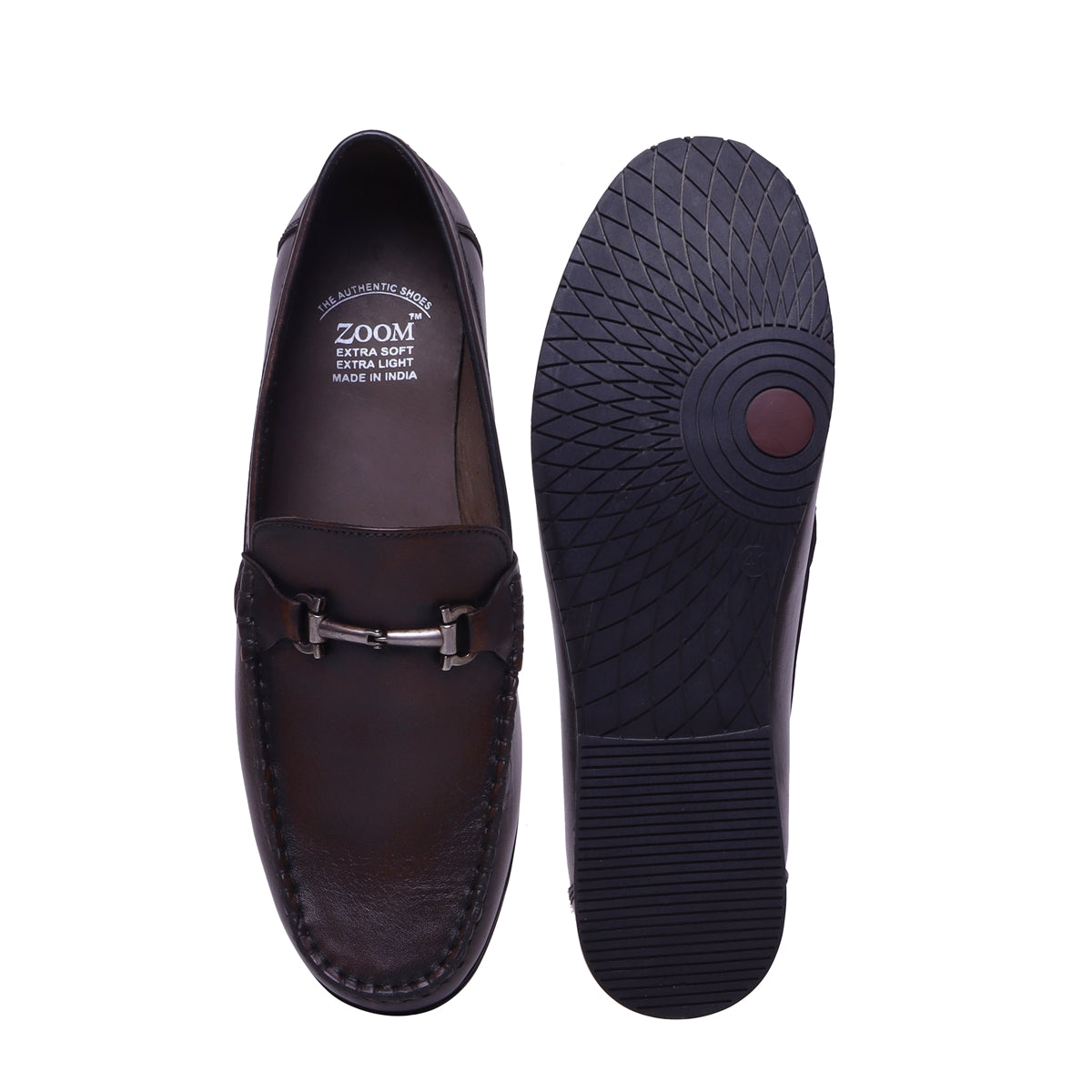 Mens formal loafers D-01 brown2