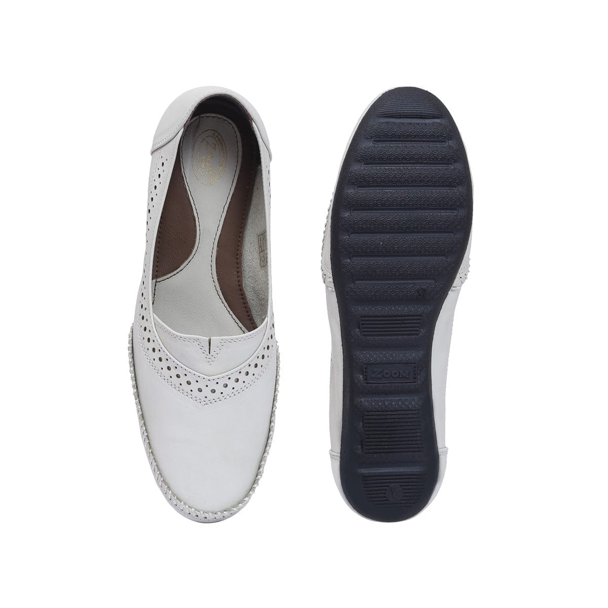 Leather Bellies for Women Cream_3